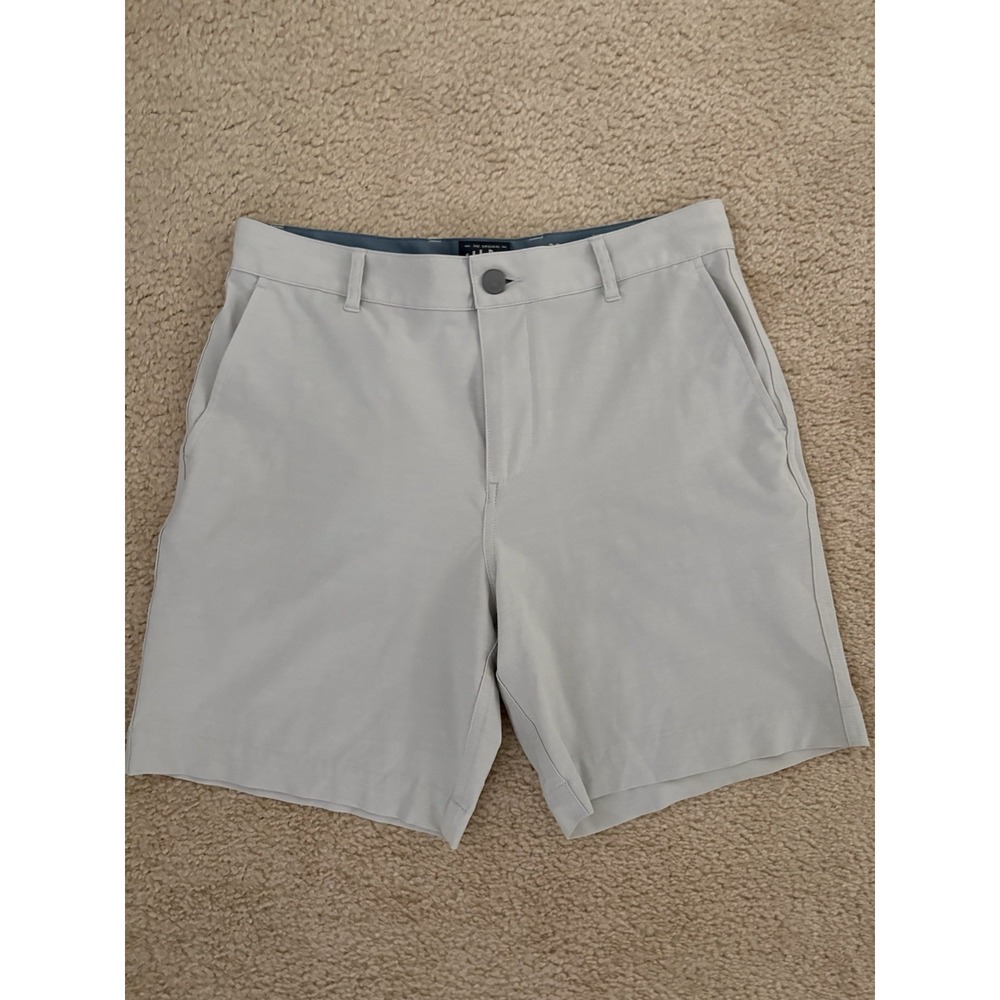 Faherty All Day Shorts Mens Size 30 Gray 9" Hybrid Flat Front Chino Performance